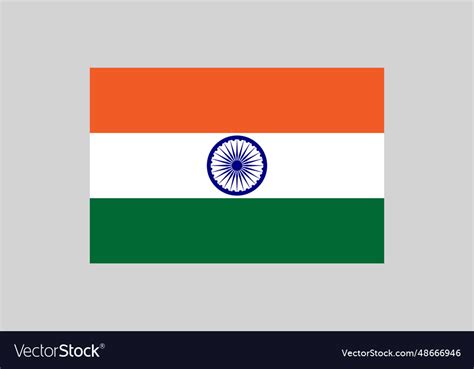 National flag of india indian tricolour in 2 to 3 Vector Image