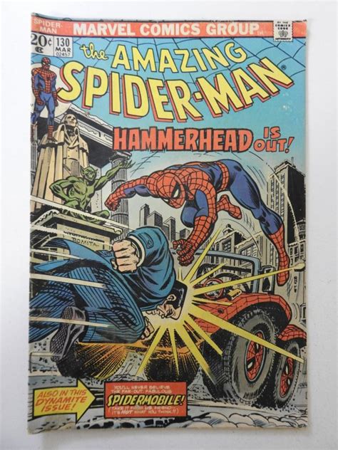 The Amazing Spider Man 130 1974 VG Condition MVS Intact Moisture