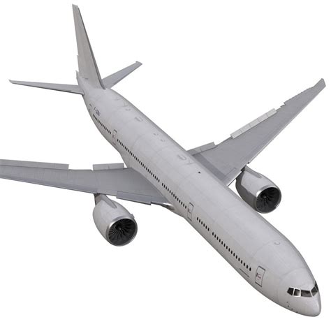 Boeing 777 8x Generic Rigged 3d Model