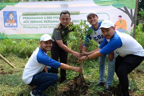 ACC Dan Kodim 0601 Lakukan Penghijauan Di Pandeglang TopBusiness