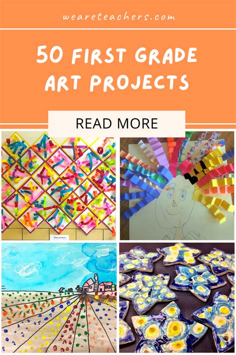 50 Awesome First Grade Art Projects Students Will Love To Take Home | Kindergarten art projects ...