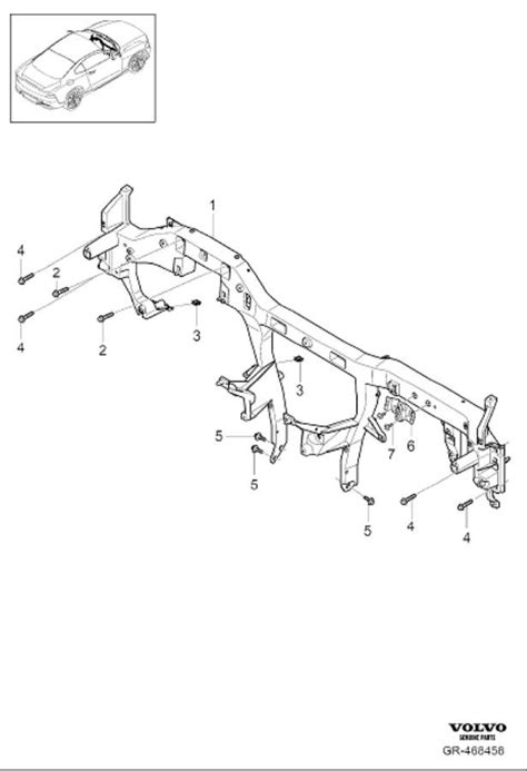 Volvo XC40 2.0l 4 cylinder Turbo Sems Screw. Cross Member. FC 22 ...