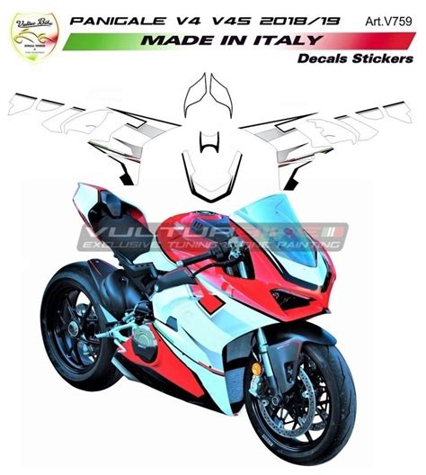 Kit Autocollant Complet Wrb Ducati Panigale V Base V S