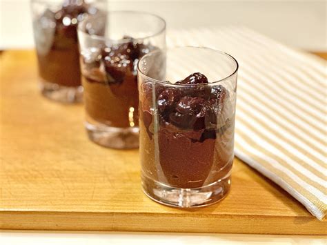 Black Cherry Chocolate Mousse - Watch us do stuff