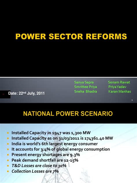 Power Sector Reforms Pdf Electricity Generation Hydroelectricity