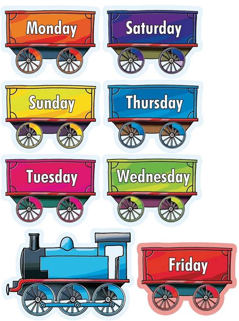 Printable Days Of The Week Train Printablee