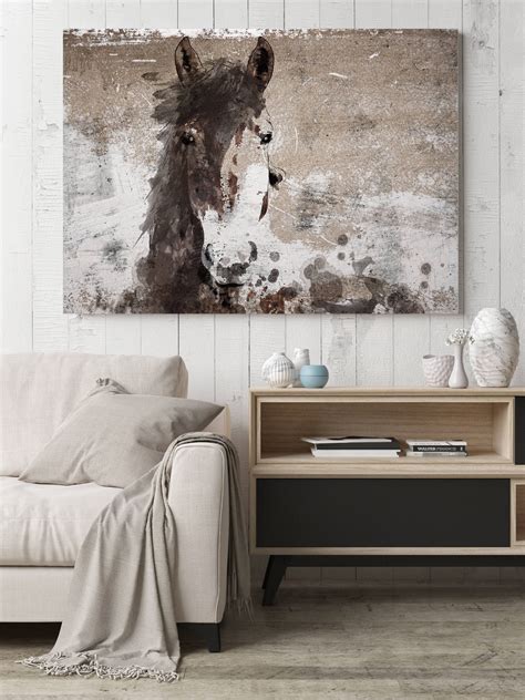 Roy Moore Horse Rustic Brown Horse Print Rustic Horse Etsy Horse