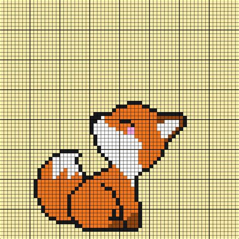 Cute Fox Pixel Art By Onlyicanhavepizza On Deviantart