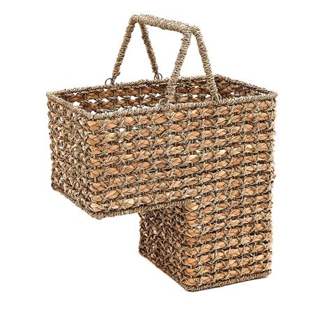 Amazon Trademark Innovations 16 Braided Rope Storage Stair Basket