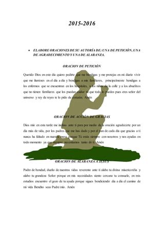 Oraciones Pdf