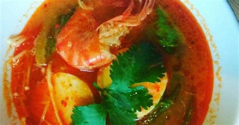 Resep Tom Yum Goong Tom Yum Udang Oleh Helda Martiana Cookpad