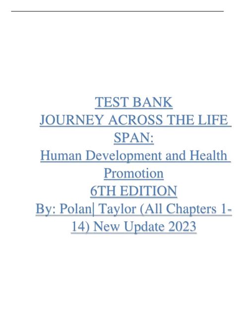 Life Span Motor Development 6th Edition 9781450456999 4