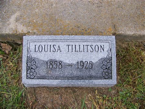 Louisa May Lightfoot Tillotson 1858 1925 Mémorial Find A Grave