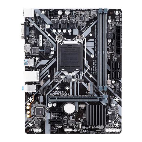 Gigabyte H310m M.2 2.0 - Placa Mae Gigabyte H310M M.2 2.0 DDR4 Socket LGA1151 Chipset Intel H310 ...