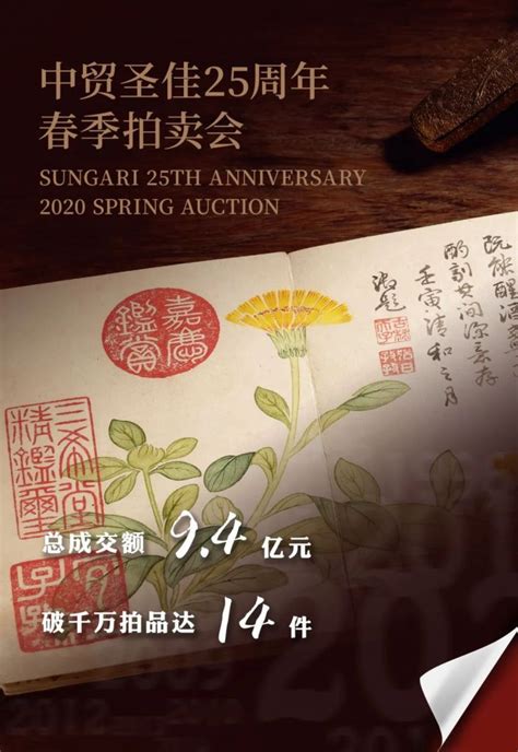 中贸圣佳25周年春拍17大专场共斩获成交额逾94亿元！ 99艺术网