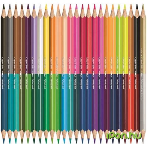 MAPED Color Peps Duo colored pencil stock triangular kétvégű 48