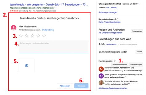 Wie Erstellt Man Eine Google Bewertung Team Media Gmbh