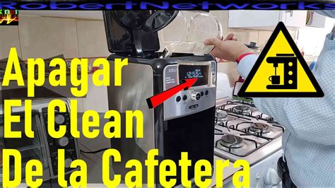 Como Apagar El Indicador Clean Del Display En Cafeteras Krups