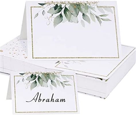 Amazon Pcs Wedding Place Cards For Table Setting Name Cards