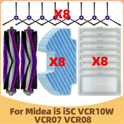 Adequado-para-Midea-i5-i5C-VCR07-VCR08-MR09-Pe-as-do-rob-aspirador-de-p ...