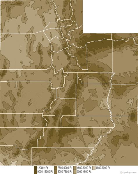 Map of Utah