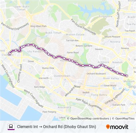 7b Route Schedules Stops And Maps Orchard Rd Dhoby Ghaut Stn Updated