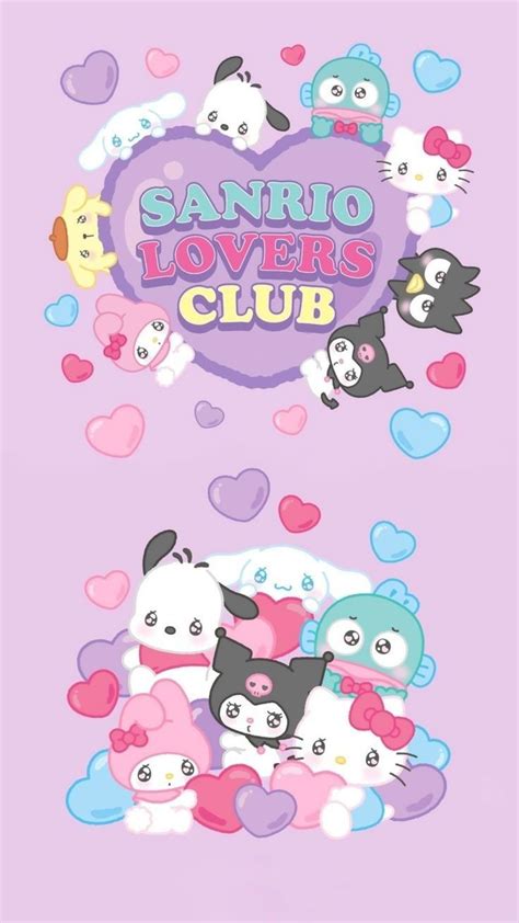 Sanrio Characters 💗 Pegatinas Bonitas Dibujos Bonitos Fondo De Pantalla De Anime Iphone