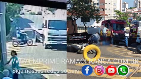 Motociclista Fica Ferida Ap S Motorista N O Respeitar Sinal De Pare Em