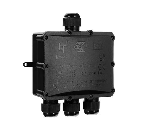 13197 Hausprofi Ip68 Waterproof Junction Box 4 Way Outdoor Cable Connectors With M25 Gland