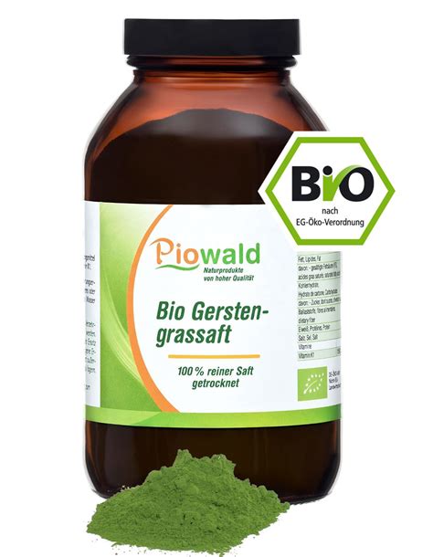 Piowald Bio Gerstengrassaft Pulver Kg Shop Apotheke