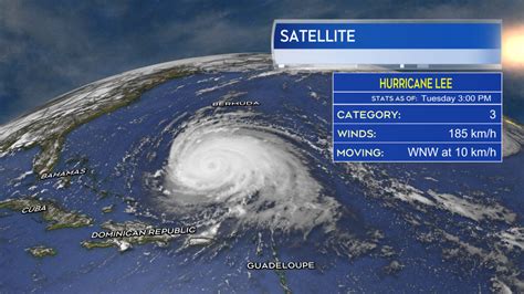 Hurricane Lee Forecast Cone Extends Across Maritimes