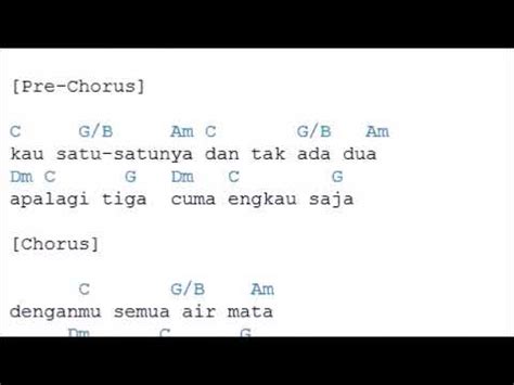 Lirik lagu karena kamu cuma satu 2021