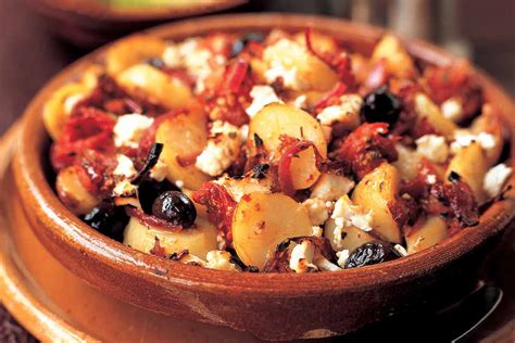 Potatoes With Tomatoes And Feta Recipe Leite S Culinaria