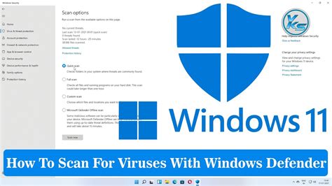 How To Scan For Viruses With Windows Defender Windows 11 Windows 11