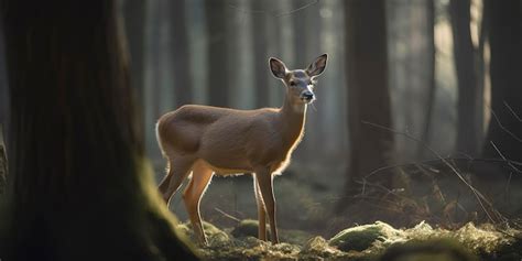 Premium Photo | Photography of a deer in the forest