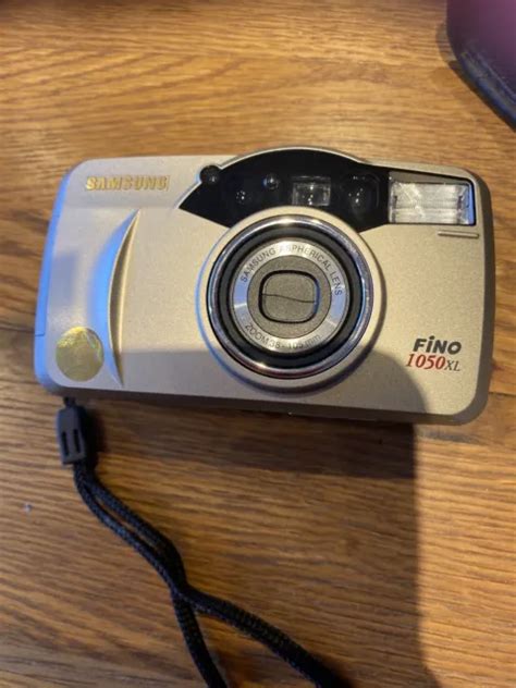 Samsung Fino 1050 Xl 35mm Film Point And Shoot Camera Silver Tested £24 30 Picclick Uk