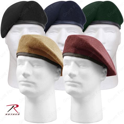 Rothco Gi Type Inspection Ready Beret 6½ 7¾ Military Style Made To