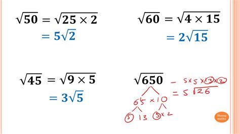 Simplifying Surds Youtube