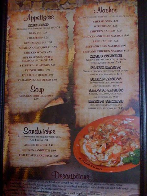 Menu at La Parrilla Mexican Grill restaurant, Suffolk, Harbour Towne ...