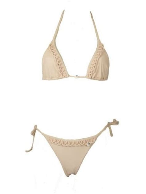 Sg Bikini Donna Emporio Armani Triangolo Slip Regolabile Con Laccetti