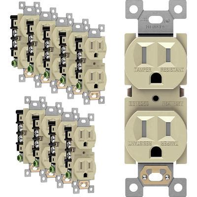 Etokfoks Volt Self Grounding Tamper Resistant Duplex