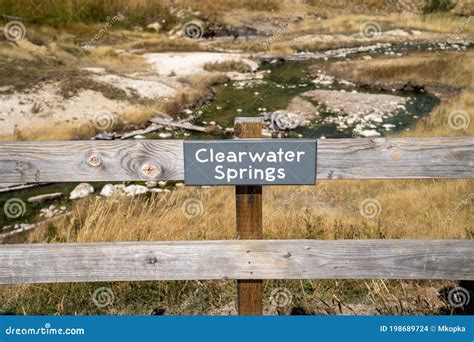 Clearwater Springs Hot Spring Thermal Feature In Yellowstone National