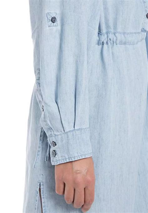 Jual REPLAY REPLAY OVERSIZED DENIM SHIRT DRESS Original 2023 ZALORA