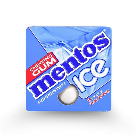 Mentos Ice Peppermint Gum 8pcs Whim