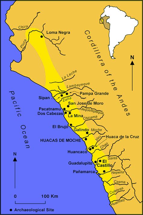 Moche Civilization Maps