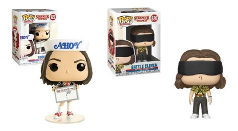 Funko Pop Pack Stranger Things Robin 922 Y Battle Eleven 826 Envío Gratis