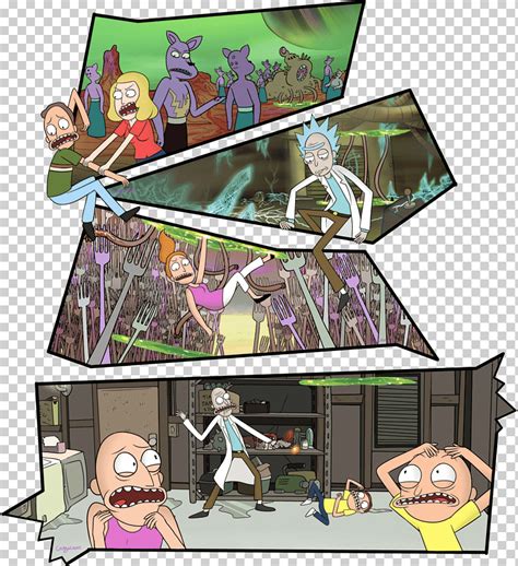 Rick Sanchez Morty Smith Vacaciones Arte Familiar Rick Y Morty