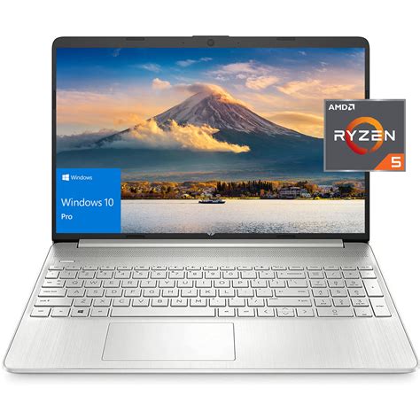 [Windows 10 Pro] HP 15.6" FHD Business Laptop Computer, AMD 6-Cores ...