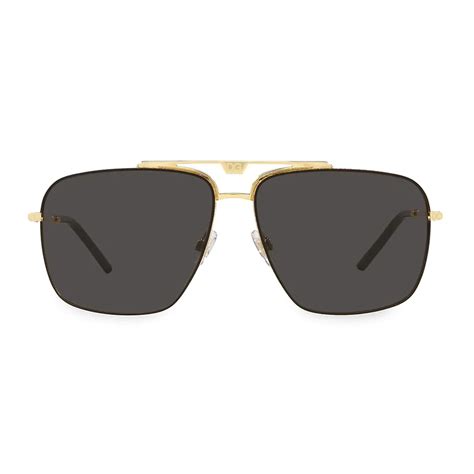 Mens Gold Rimmed Dolce And Gabbana Sunglasses