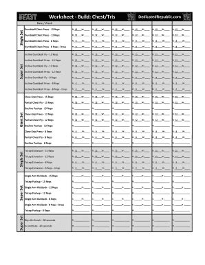 Body Beast Schedule Complete With Ease Airslate Signnow Worksheets